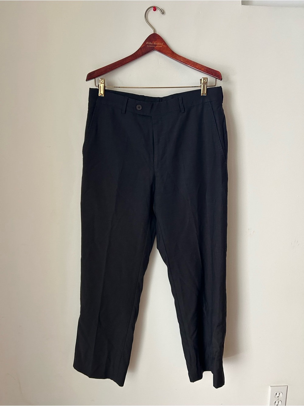 John Varvatos Black Dress Pants